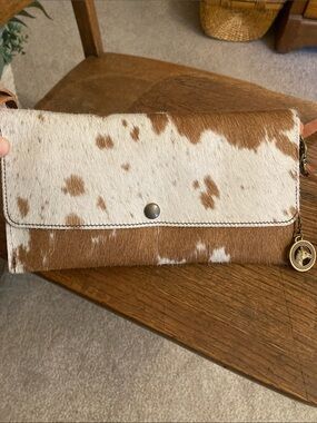 Jill’s Homestead Carly Clutch HOH/Leather with Horse Charm Bundle NWOT
